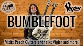 Ron &quot;Bumblefoot&quot; Thal at Peach Guitars!