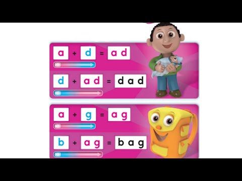 Oxford Phonics World student book level 2 - short vowels - disc1 - unit2 - short a - ad ag - dad bag