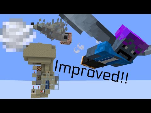 Minecraft's Super Fast Travel Method Just got Better, the Wind Elytra Cannon 2.0