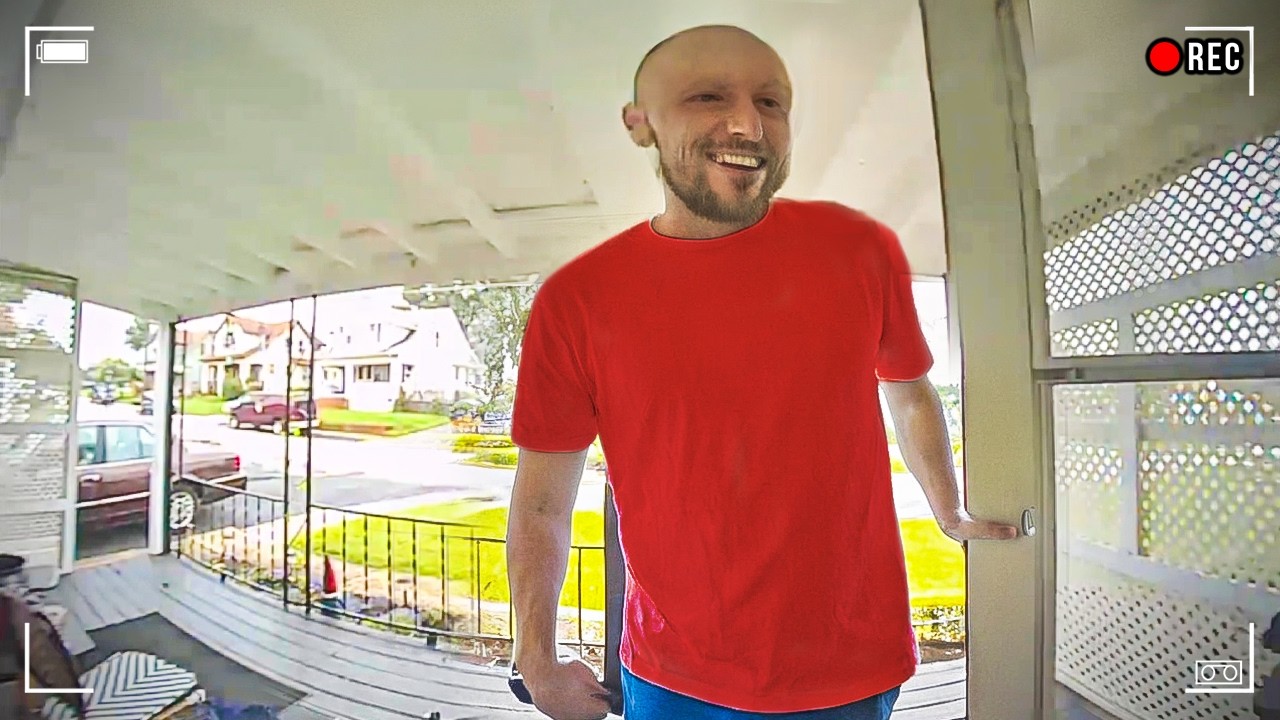 Evil Neighbor Doesn't Realize He's Being Recorded