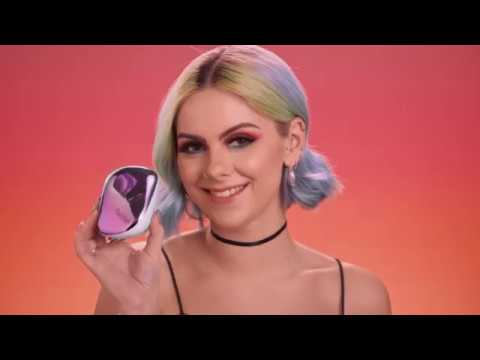 Tangle Teezer Plaukų šukos Compact Styler Classic Gold Juodas video