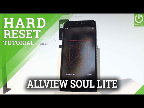 How to Hard Reset ALLVIEW X3 Soul Lite - Bypass Pattern Lock / Format