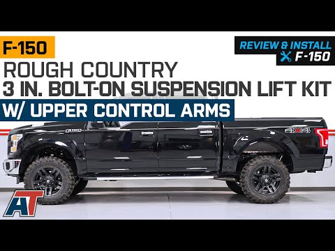 2014-2019 4WD F150 Rough Country 3 in. Bolt-On Suspension Lift Kit w/ Control Arms Review & Install