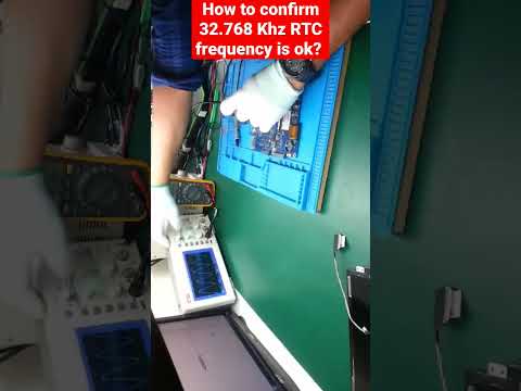 How to Find INPUT and OUTPUT OF RTC CRYSTAL X1 or X2 Short Video ENGLISH Laptop Repairing Course