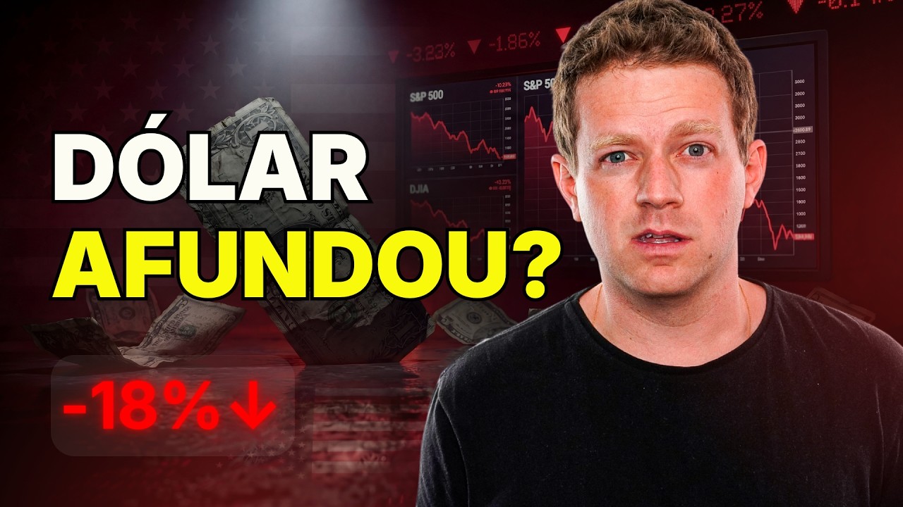 O dólar perdeu 18% em 1 ANO — o que estou fazendo com a minha carteira