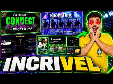 +1 ÉPICO GRÁTIS, NOVO ESTILO DE JOGO, MODO DE TORNEIO e Todas NOVIDADES do efootball Connect