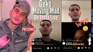 Pressured: Geko Drunk Insta Live With Female Fan Goes Wrong‼️ (Awkward Live)