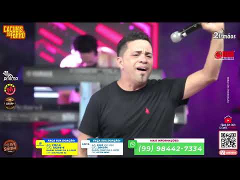 Caçulas Do Forró Ao Vivo Live - Música Louco Pra Te Amar.