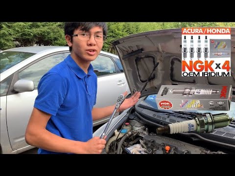 How To Replace Spark Plugs Honda Civic 8th Gen 2006-2011 1ZFR6K-11S Iridium | Aiman DIY Auto Repair