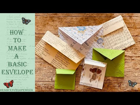 How to make envelopes - Beginners Guide for Making Ephemera for Junk Journals