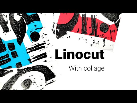 Demonstração simples de impressão com corte Lino