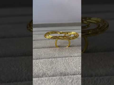 Party wear brass unique design ring