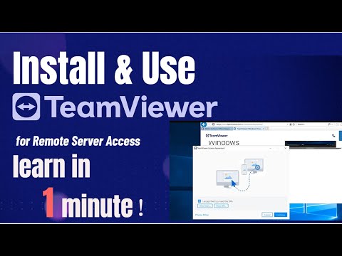 Learn to Install and Use TeamViewer in Just 1 Minute | Easy Tutorial for Beginners