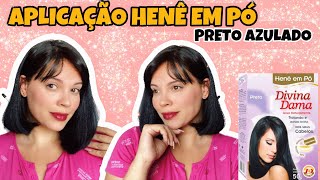 TESTEI O HENÊ EM PÓ TRADICIONAL DA DIVINA DAMA | VALE A PENA  - Larissa Cordeiro