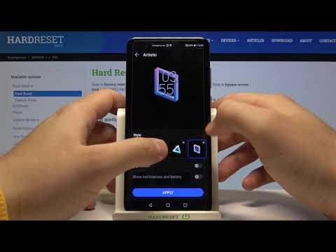 Choose Always On Display Theme - HUAWEI P40 and Screen Lock Options