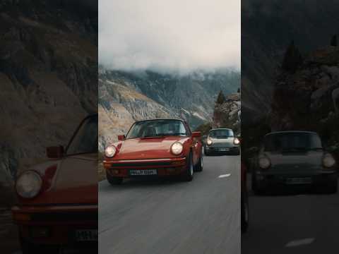 Hanging out the back of a car filming classic Porsches in the French Alps. I like my job.