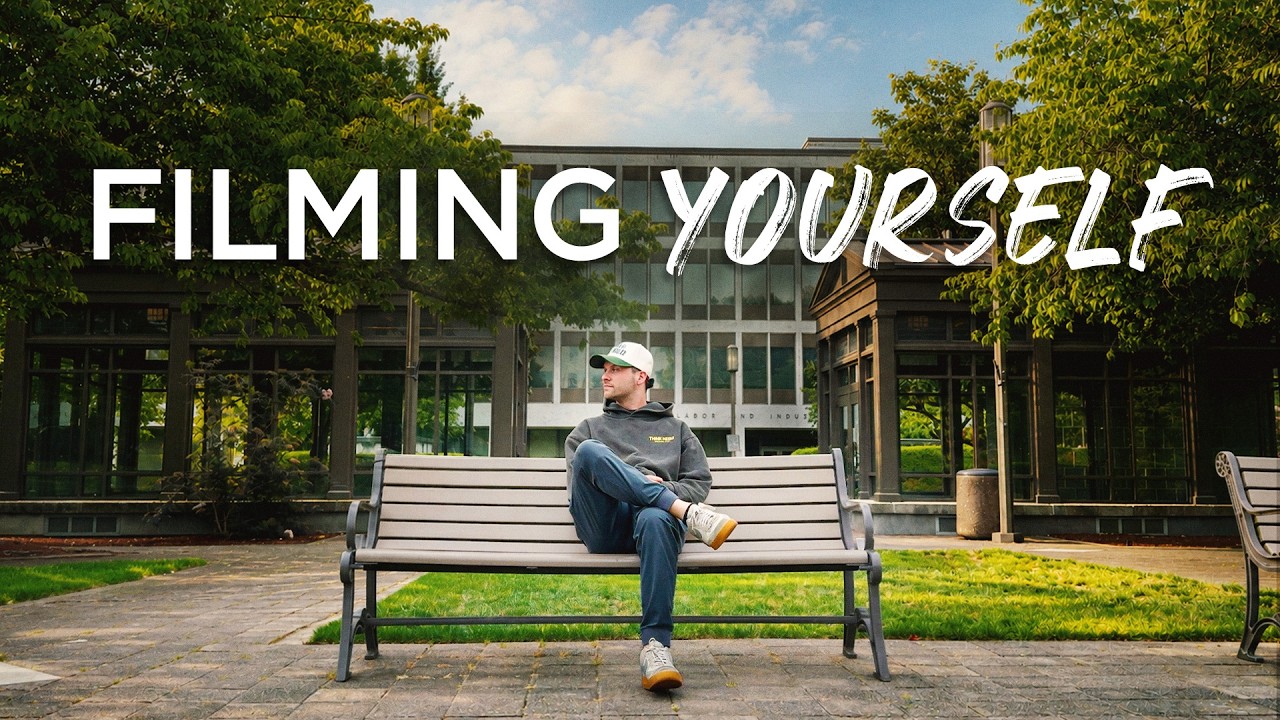 How to Film Yourself for YouTube & Vlogs (Beginner Guide)