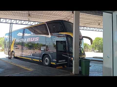 Movimiento en la Terminal de ómnibus de Paso de los Libres (Corrientes), Argentina - Sonido Ambiente