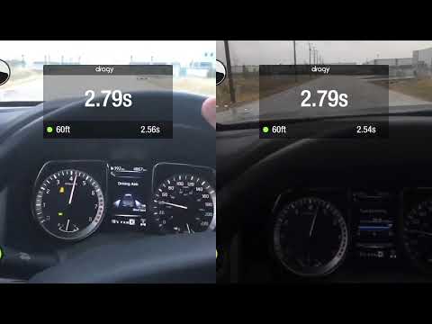 0-60 Before & After Borla Exhaust + K&N Cold Air Intake