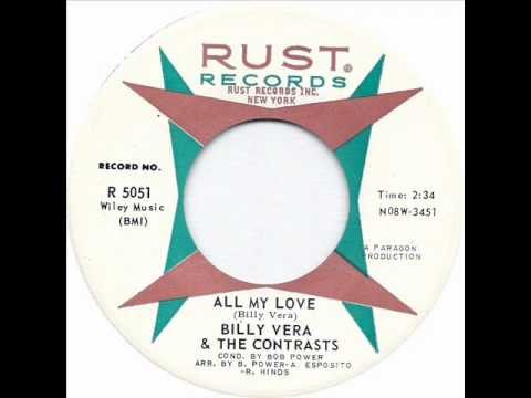 Billy Vera & The Contrasts - All My Love (Rust 5051) 1962