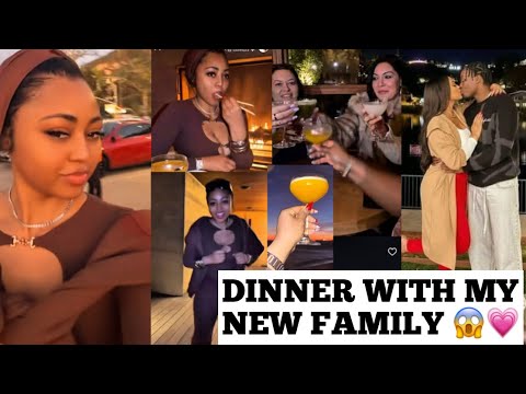 Regina Daniels wurde mit ihrer neuen Familie beim Abendessen gesehen / per Videoanruf mit ihrer F...