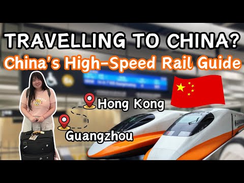 How to travel from HK🇭🇰 to GZ 🇨🇳| China's High Speed Rail Guide ft. First Class Seats 💺🚄【香港西九龍-廣州東站】