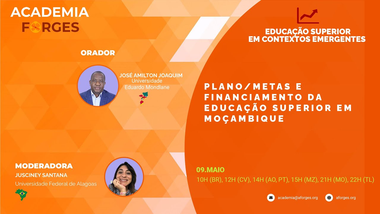 PLANO/METAS E FINANCIAMENTO DA EDUCAÇÃO SUPERIOR EM MOÇAMBIQUE