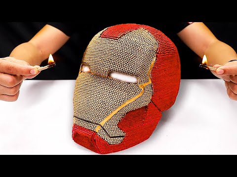 Crazy Super Hero Matchstick Creations