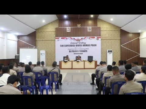 DIV HUMAS POLRI SUPERVISI E LEARNING POLRESTA TERNATE &amp; TIDORE