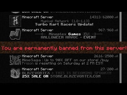 download lagu mp3 mp4 Minecraft Server Ban, download lagu Minecraft Server Ban gratis, unduh video klip Minecraft Server Ban