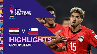 Egypt vs Chile Highlights | FIFA U-20 World Cup Chile 2025