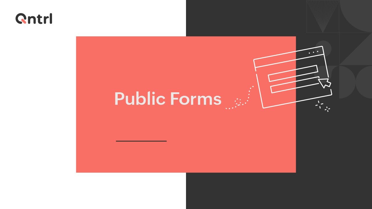 Public Forms in Qntrl