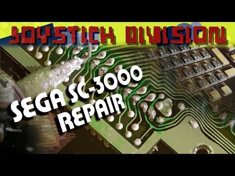 RARE Sega SC-3000 Repair (Cold Solder) | Joystick Division