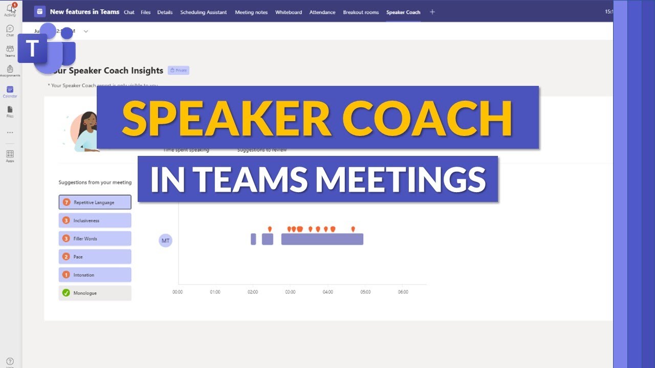 Guide: Using Speaker Coach Feature in Microsoft Teams Meetings