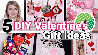 5 DIY Dollar Tree Valentine's Gift IDEAS you'll actually LOVE to give! | Best DIY Gifts 2021