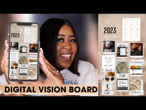 Make The Perfect Vision Board That Will CHANGE YOUR LIFE | Digital Vision Board For Your Phone