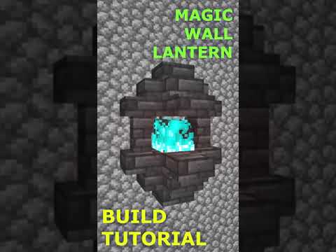 Dark Magic Wall Lantern | Minecraft Build Tutorial