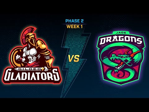 SMITE Pro League Phase 2 Week 1 : Gilded Gladiators Vs Jade Dragons
