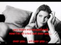 All Cried Out - Lyrics