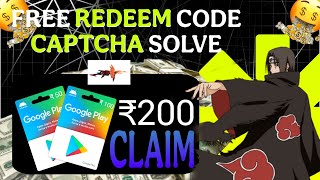 FREE REDEEM CODE (CAPTCHA SOLVE) / GOOGLE PLAY GIFT CODE / FREE FIRE MAX