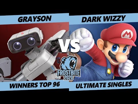 Frostbite 2020 SSBU Winners Top 96 - FRKS | Grayson (ROB) Vs. MVG | Dark Wizzy (Mario) Singles