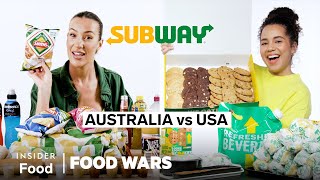 US vs Australia Subway | Food Wars | Insider Food