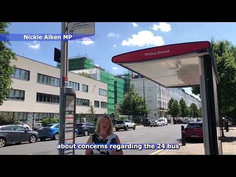 17 July - Nickie launches her No. 24 Bus Satisfaction Survey