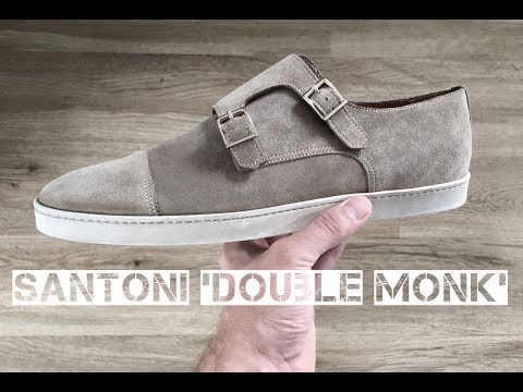 Santoni 'Double Monk' | UNBOXING & ON FEET | luxury shoes | brandnew 2017 | HD