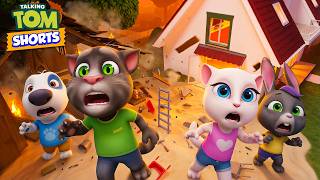 Download lagu Talking Tom 😎 Perbaikan Rumah Kacau! 🔧😂 Jadi Berantakan?! 😱💛 Super Toons TV Bahasa mp3