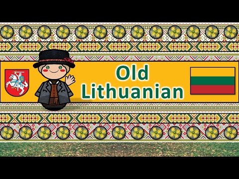 The Sound of the Old Lithuanian language (Sample Text)