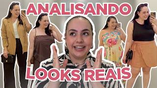 ANALISANDO LOOKS PLUS SIZE REAIS QUE USEI  •