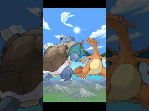 pokemon charizard vs blastoise #pokemon #shorts