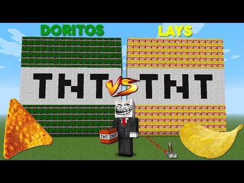 DORITOS VS LAYS TNT ŞANS BLOKLARI - Minecraft
