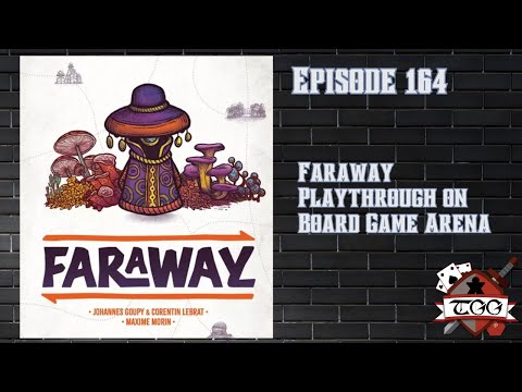 Faraway Board Game Playthrough on Board Game Arena